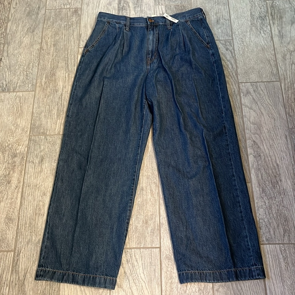 Madewell The Harlow baggy straight Jean size 31 , nwt